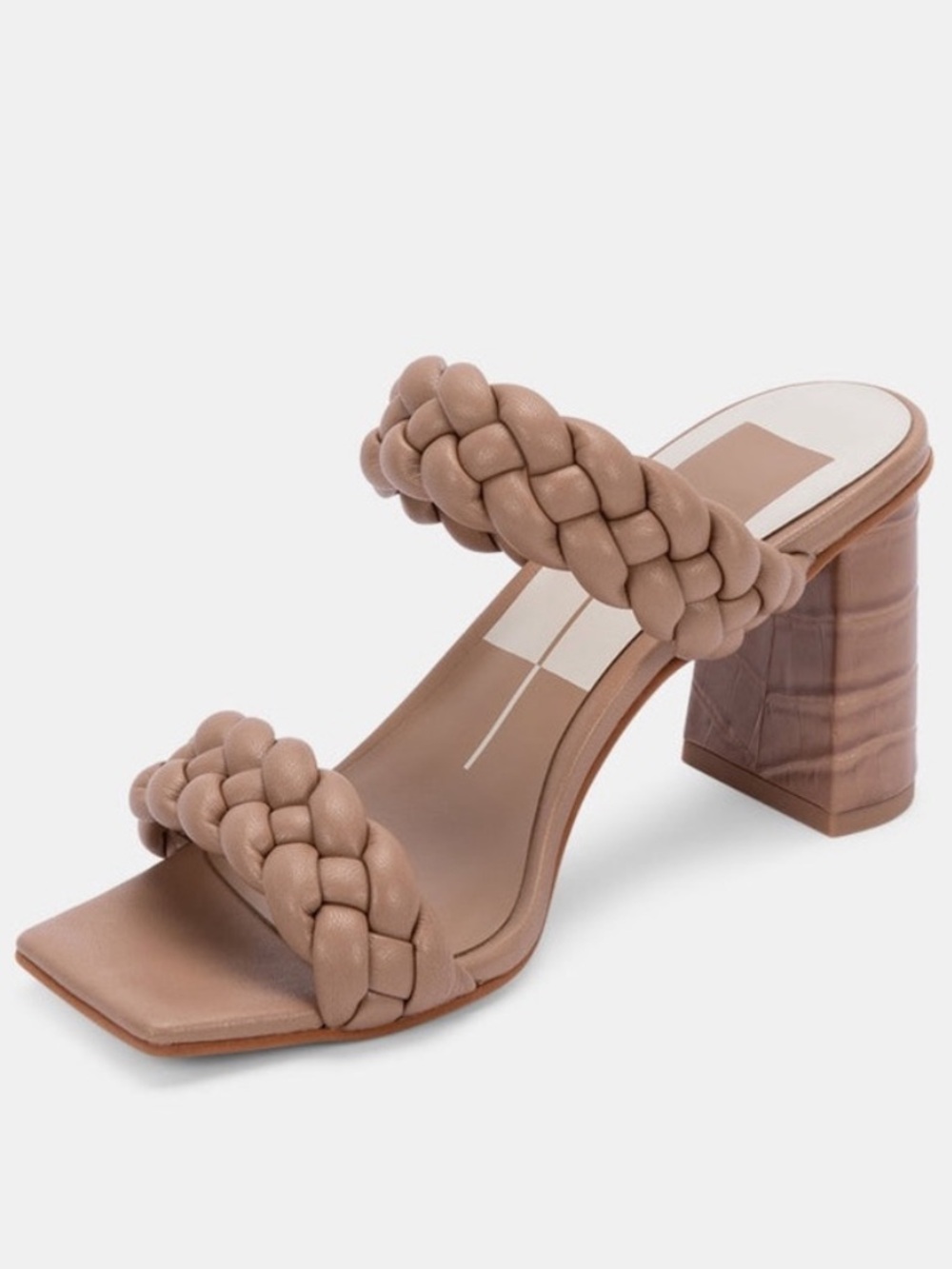 Dolce vita paily braided heeled sandal cafe Stella